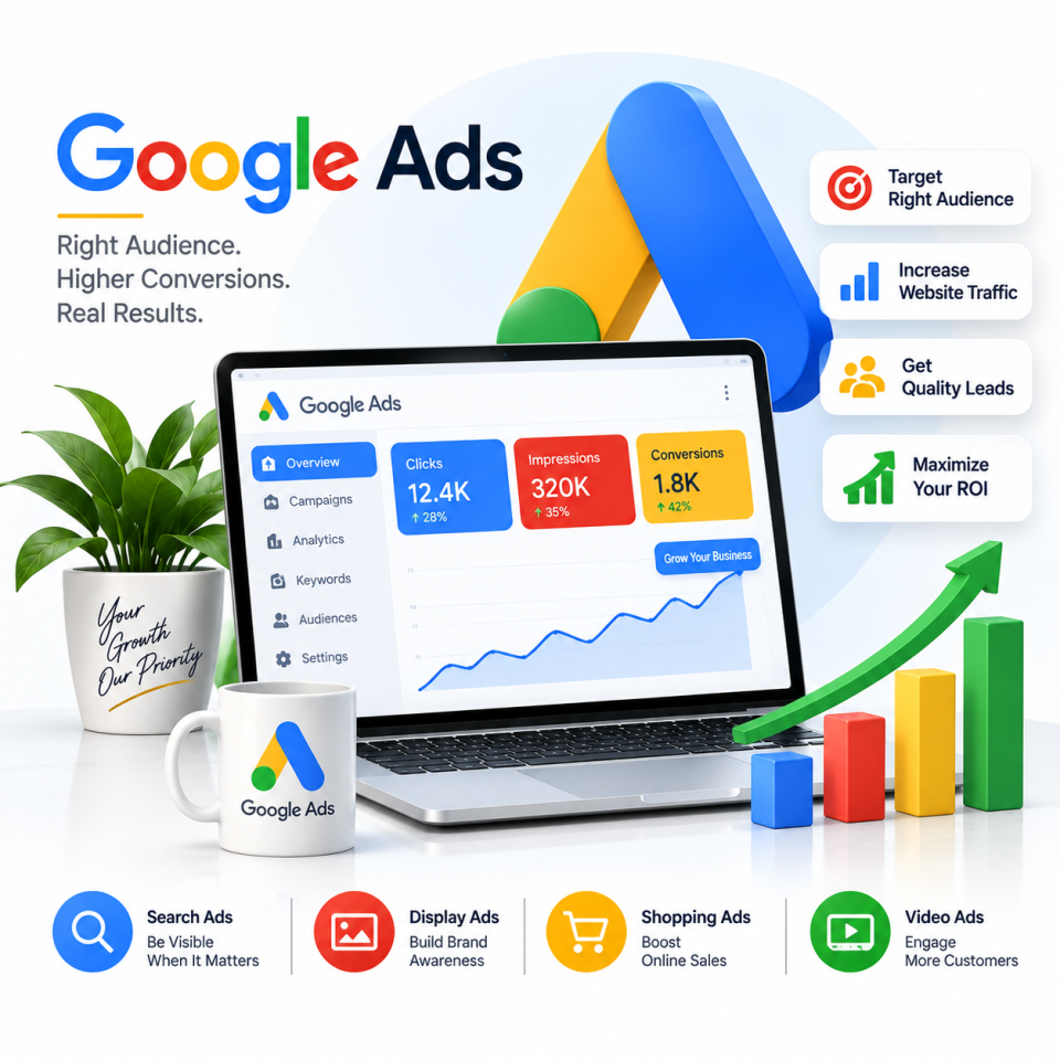 Google Ads, Local SEO and Meta Ads Performance Marketing